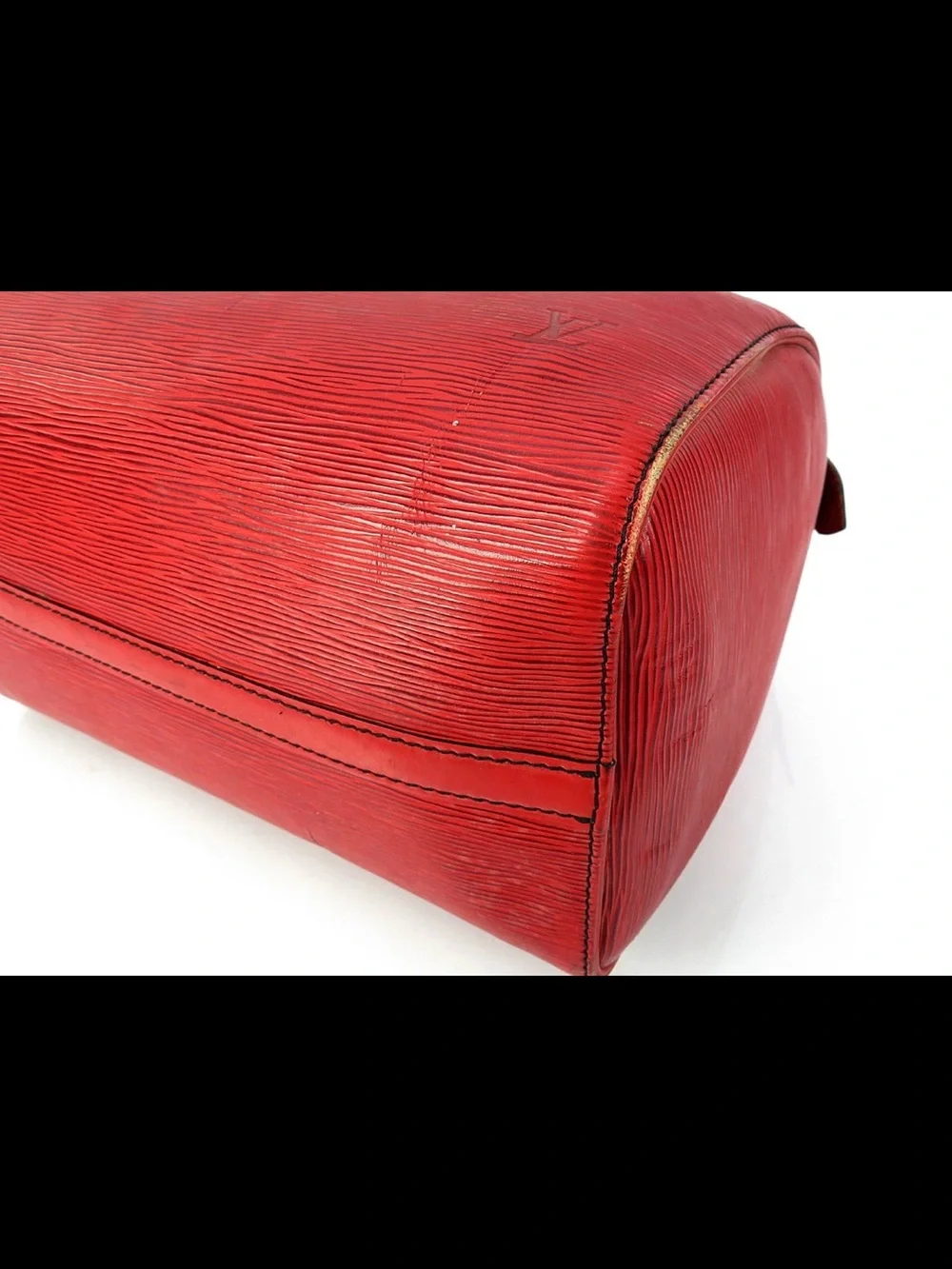 Louis Vuitton Red Epi Leather Satchel - Picture 6 of 16